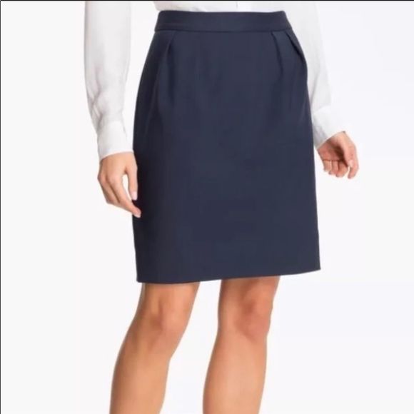 kate spade Dresses & Skirts - Kate Spade Barry Navy Pencil Skirt